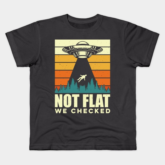 Not Flat we check Kids T-Shirt by Kingdom Arts and Designs